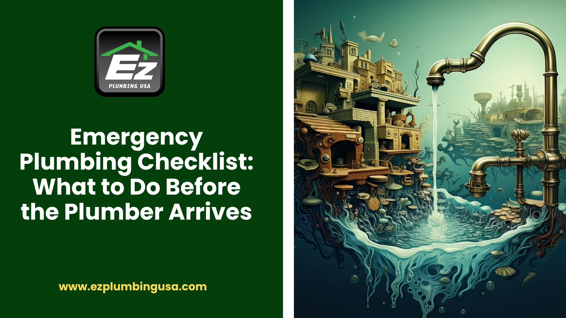 Emergency plumbing checklist before the plumber arrives in San Diego